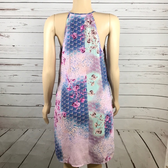 Skies are Blue pink blue mermaid print dress small - Picture 3 of 3